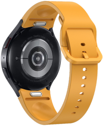 Curea din silicon 20 mm marca THD pentru Galaxy Watch6/Classic Galaxy Watch5/Pro culoarea galben mustar 