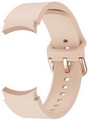 Curea din silicon 20 mm marca THD pentru Samsung Galaxy Watch 4 Classic 46 mm/42 mm si Samsung Galaxy Watch 4 44 mm/40 mm culoarea roz pal 