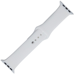 Curea silicon marca THD pentru Apple Watch 45 mm seria 7 si seria 8 marimea M/L culoarea alba 