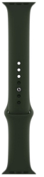 Curea silicon marca THD pentru Apple Watch 45 mm seria 7 si seria 8 marimea M/L culoarea verde inchis clover 