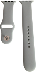 Curea silicon pentru Apple Watch 42/44/45 mm marimea M/L seriile 1 2 3 4 5 6 7 8 Gri 