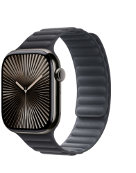 Curea smartwatch magnetica THD compatibila Apple Watch 46 mm seria 10 marime universala neagra 