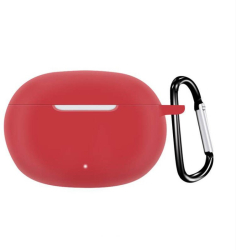 Husa din silicon marca THD pentru protectia castilor Beats Studio Buds by Dr. Dre culoarea rosie 