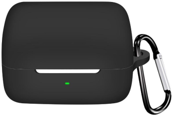 Husa din silicon THD compatibila cu castile wireless Sony Inzone Buds WF-G700N carabina inclusa Neagra 