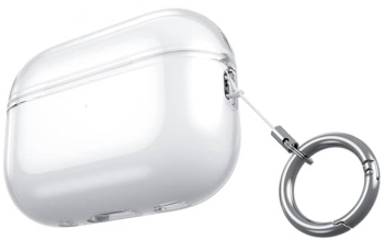 Husa protectie casti wireless THD compatibila Apple Airpods Pro generatia 2 transparenta 