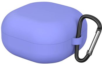 Husa THD pentru protectia castilor Samsung Galaxy Buds2 Pro culoarea mov lavanda carlig de prindere 