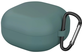 Husa THD pentru protectia castilor Samsung Galaxy Buds2 Pro culoarea verde midnight cu carlig de prindere 