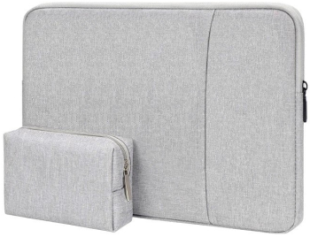 Mapa marca THD protectie si transport laptop Apple Macbook Air M2 13.6 inch si Apple Macbook Air M1 13.3 inch culoarea gri 