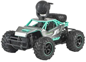 Masina off-road copii si adulti THD M9 camera video 720p radio control wifi scara 1 14 culoarea verde