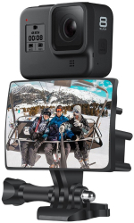Oglinda marca Surewo pentru vlogging selfie destinata camerelor fara ecran frontal GoPro Hero 13 12 11 10 9 8 7 6 