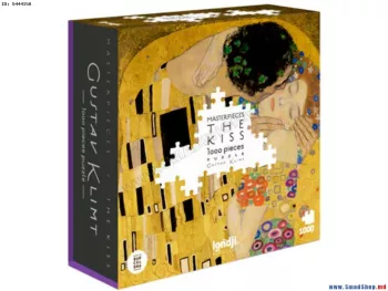 Puzzle 1000 piese Klimt Sarutul Londji 