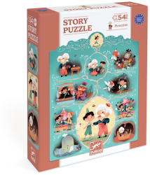 Puzzle poveste Pinocchio Djeco 