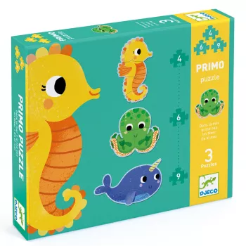Set puzzle-uri evolutive In ocean Djeco