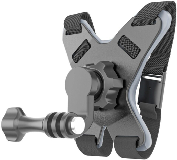 Suport de fixare in forma de X Surewo atasare camere sport la casca de motocicleta bicicleta compatibil GoPro Hero 13 12 11 10 9 8 7 6 
