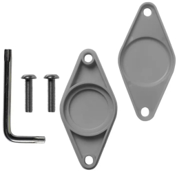 Suport tracker Airtag THD atasabil la bicicleta gri 