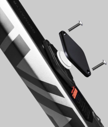 Suport tracker Airtag THD atasabil la bicicleta negru 