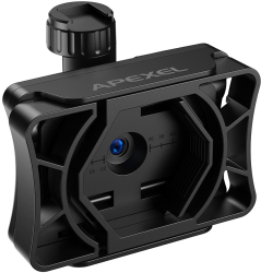 Telecamera FullHD Apexel atasare telefon iPhone Samsung la binoclu obiectiv telephoto telescop card 128Gb conexiune wi-fi 