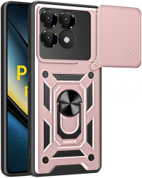 Husa pentru Xiaomi Poco F6 Pro - Techsuit CamShield Series - Rose Gold 