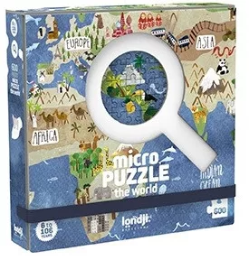 Micro puzzle 600 piese Continente Londji 