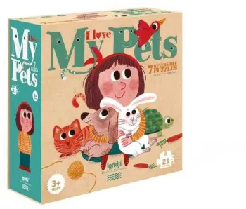 Puzzle reversibil Animale de companie Londji 