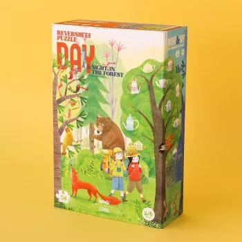 Puzzle reversibil Zi si noapte in padure Londj 