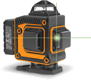 Set nivela laser Handy - max 15 m - 16 laser verde 3D / 360 ° 