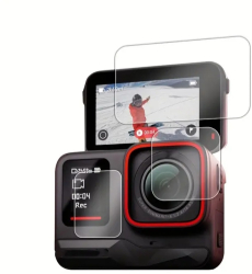 Set sticla protectie display si lentila Telesin pentru camera Insta360 Ace Pro 