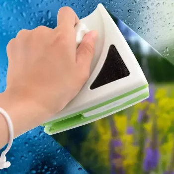 Unealta de spalat geamuri pe ambele fete cu magnet lavete si snur de siguranta 