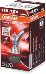 Bec halogen H8 12V Osram Night Breaker Laser NextGen + 150 