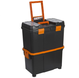 Cutie de scule din plastic cu mai multe piese extensibila