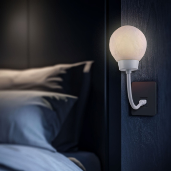 Lumina de noapte - Luna - Alb cald - USB 