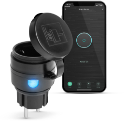 Priza inteligenta pentru exterior Wi-Fi - IPX4 - Amazon Alexa Google Home Siri IFTTT 