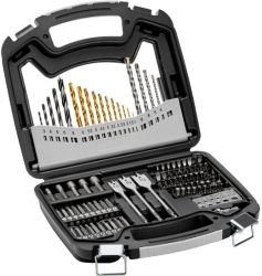 Set 101 burghie biti carote HSS Cr-V cutie transport etichete clare pentru organizare 