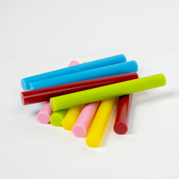Baton termoadeziv - 11 x 100 mm - colorat macaron- 10 buc/pachet 