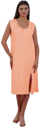 Camasa de noapte 2088 100 bumbac Bella Secret -Piersica-M INTL 