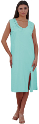 Camasa de noapte 2088 100 bumbac Bella Secret -Vernil-L INTL 