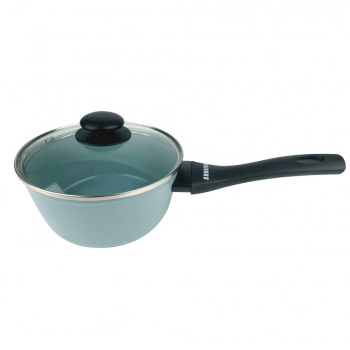 Caserola Rosberg R54421S16 16 cm capac din sticla inductie gri 