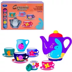 Set creativ de pictat - Ceainic 15 piese/set 