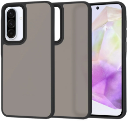 Husa pentru Samsung Galaxy A36 5G - Techsuit HaloFrost Series - Smoke Black 