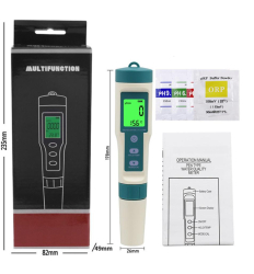 Tester Profesional Calitate Apa 10 in 1 pentru masurat salinitatea/PH/TDS/EC/ORP/SG/Hidrogen/Rezistivitatea/Temperatura/Nivelul nutrient 