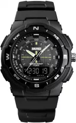 Ceas barbatesc Skmei Digital Dual-Time Led Militar Sport Electronic Quartz Rezistent la soc Cronometru Alarma 