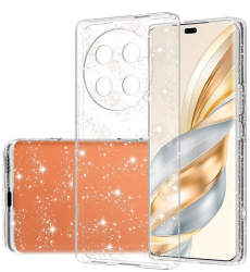 Husa pentru Honor Magic7 Lite / X9c - Techsuit SparkleSkin Series - Clear 