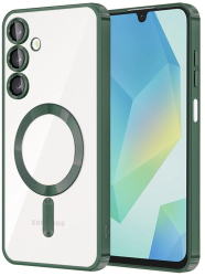 Husa pentru Samsung Galaxy A16 4G / A16 5G - Techsuit Luxury Crystal MagSafe - Deep Green 