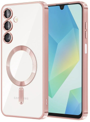 Husa pentru Samsung Galaxy A16 4G / A16 5G - Techsuit Luxury Crystal MagSafe - Pink 