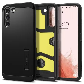 Husa pentru Samsung Galaxy S22 5G - Spigen Tough Armor - Black 