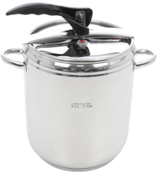 Oala Sub Presiune KlaussTech Material Inox Capacitate 9 L Design Modern Culoare Argintiu 