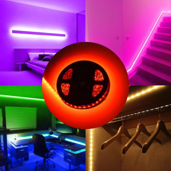Banda LED digitala 2811 36W 5M multicolor
