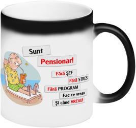 Cana termosensibila neagra Sunt pensionar 