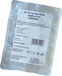 Pungi vidat/vacuum netede pentru masini de vidat cu camera 150X200 mm grosime 65 microni transparente set 100 bucati 