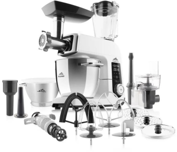 Robot de bucatarie ETA Gratus Kuliner II Origin 2038 90000 1700 W bol 6.7 litri + bol 3.5 litri design integral din metal LED control t